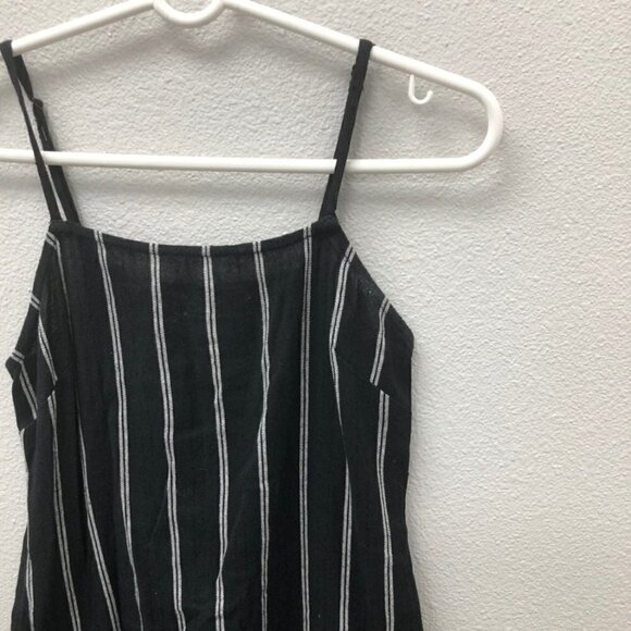BILLABONG Straight Round Striped Dress Black & White Pockets Size XS - Picture 4 of 10